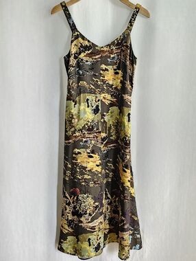 Aritzia Wilfred Le Fou Colette Midi Slip Dress